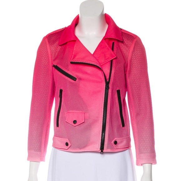 Rebecca Minkoff Jackets & Blazers - Rebecca Minkoff Active Wes Moto Jacket Rose Pink S